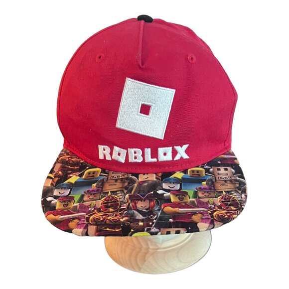 ROBLOX Youth Hat Cap Baseball Snapback Adjustable Video Game Red Characters - Picture 1 of 8